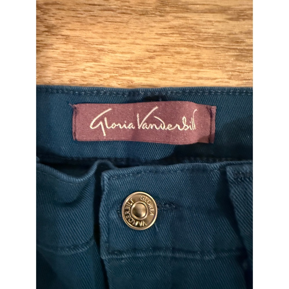 Gloria Vanderbilt Amanda Jeans Size 4 -Blue/Green - Picture 4 of 8
